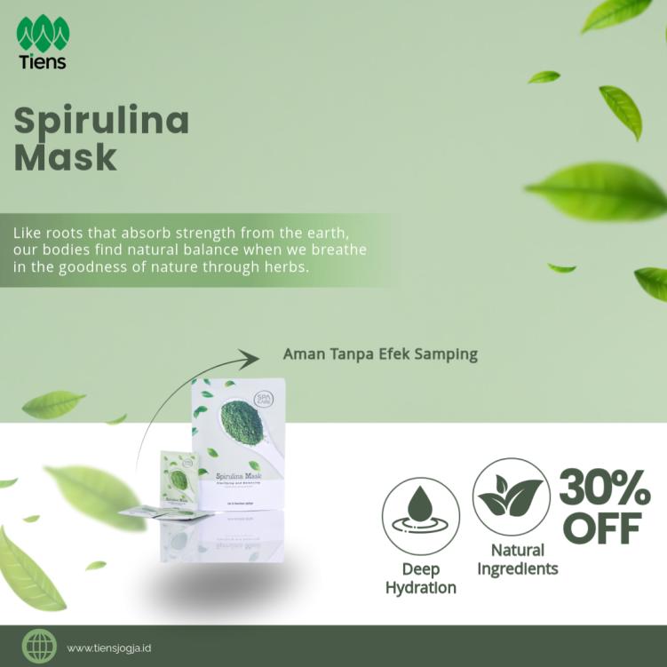 Masker Spirulina Mask Tiens: Keajaiban Alami untuk Kecantikan Kulit