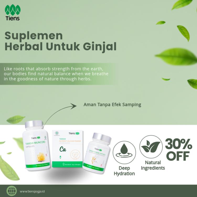 Menjaga Kesehatan Ginjal dengan Suplemen Herbal Ginjal Tiens