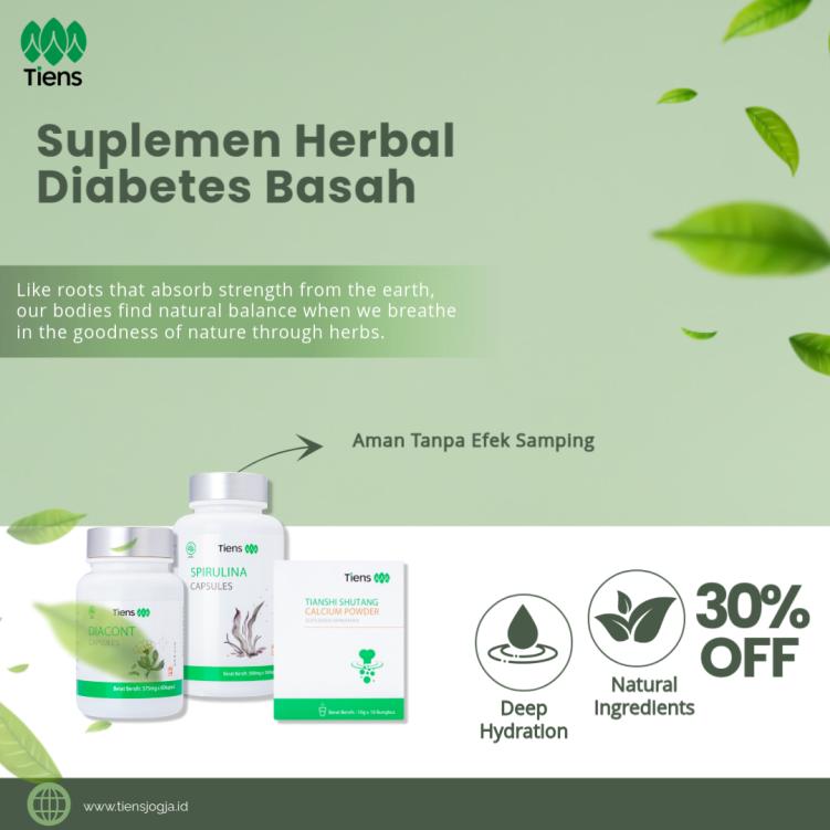 Suplemen Herbal Alami Tiens untuk Mengatasi Diabetes