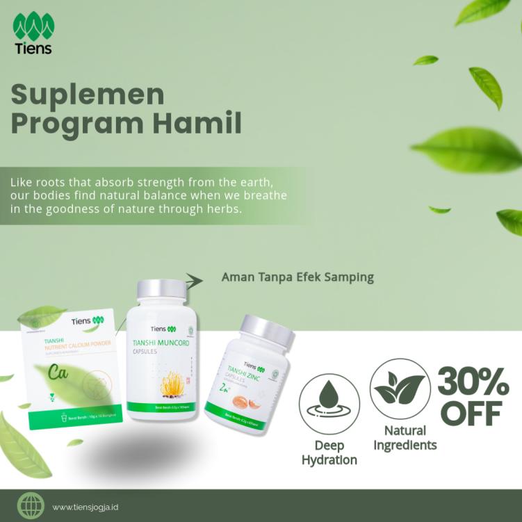 Suplemen Program Hamil Tiens Solusi Alami untuk Mendukung Kesuburan dan Kehamilan