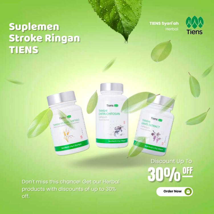 Suplemen Stroke Tiens: Menjaga Kesehatan Pasca Serangan Stroke